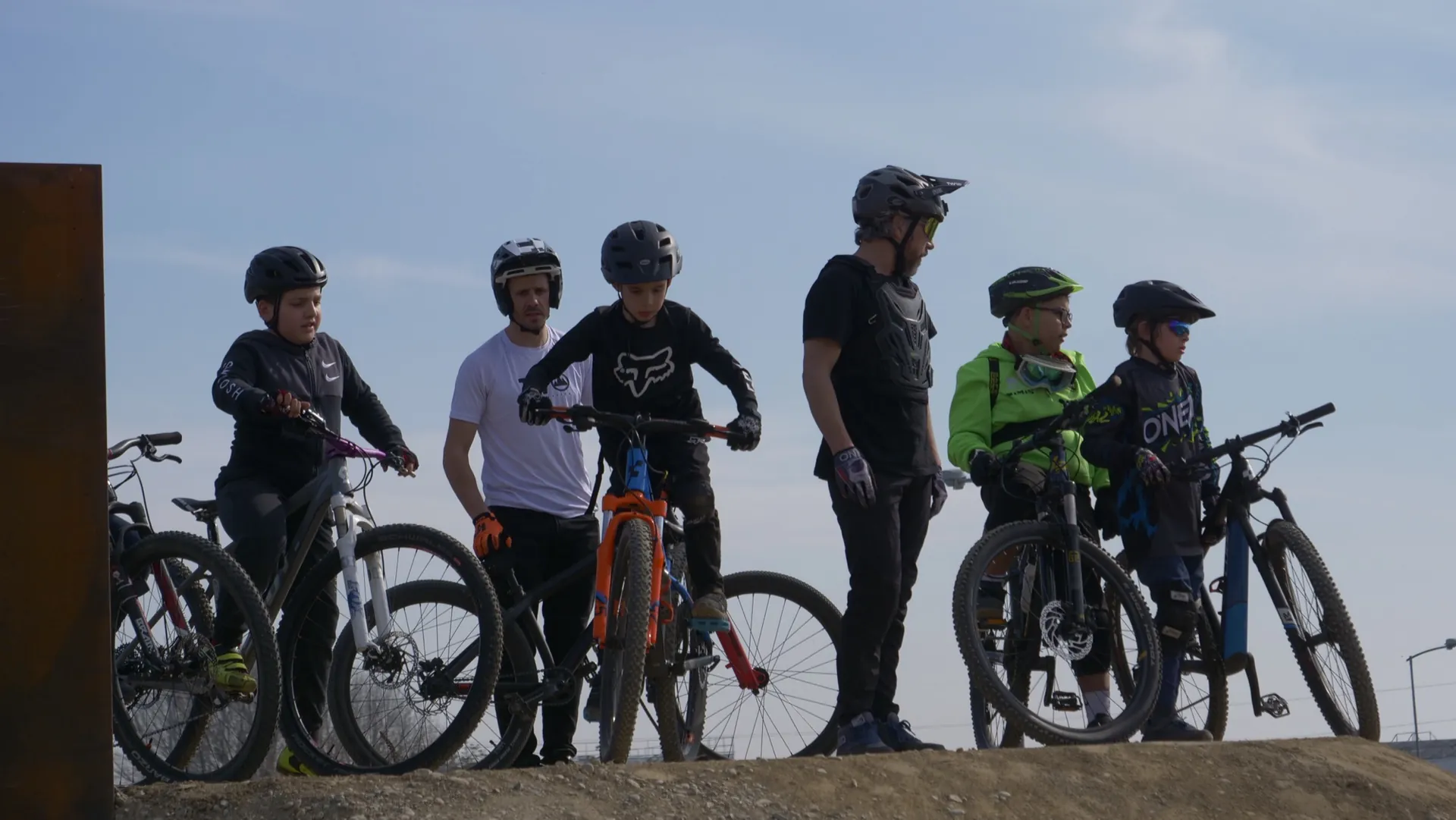 Rider al pumptrack di Tesserete